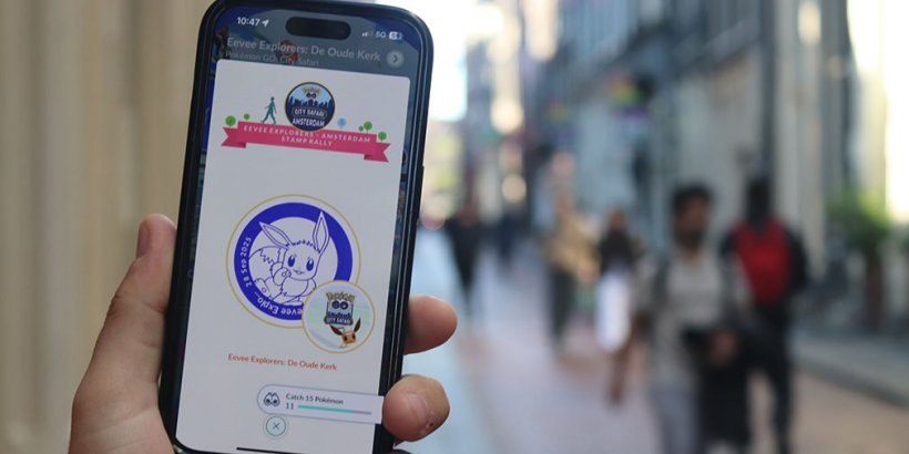 Pokemon Go Stamp Rally in City Safari Amsterdam
