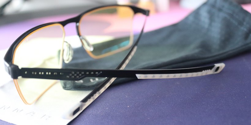 Gunnar Echo side view of the glasses