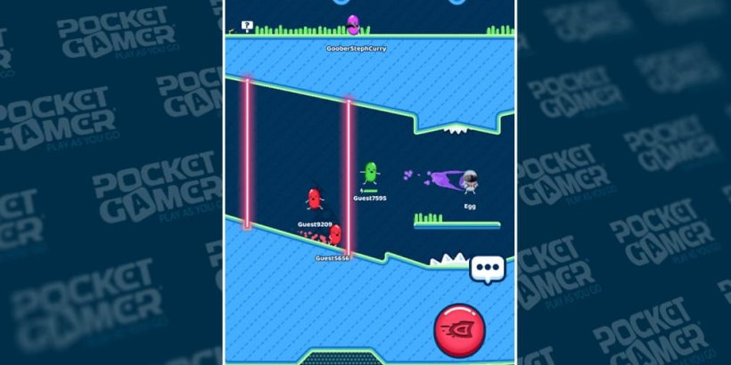 The laser portion of the race.