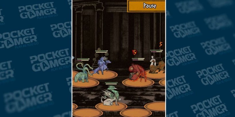 The two mythical monsters sides face off.