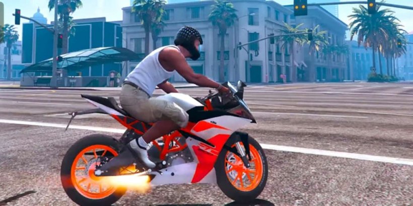 Real Moto Driving Racing World lets you race (and crash) motors around an urban world