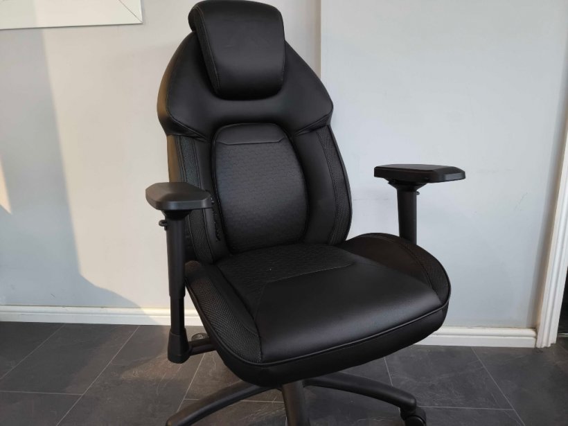 The X Rocker Sparta RGB gaming chair with lights switch off