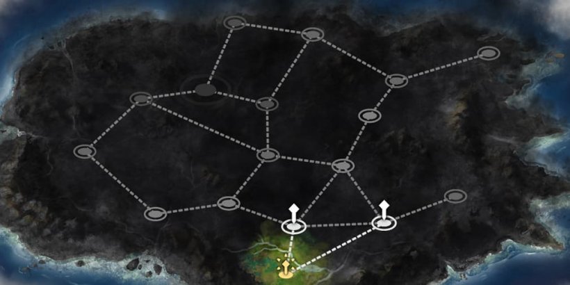 A map covered in Smog.