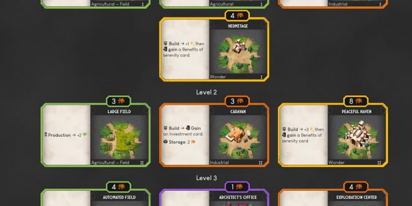 A selection of resource cards.