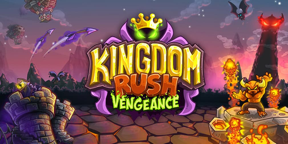 the title screen for Kingdom Rush Vengeance