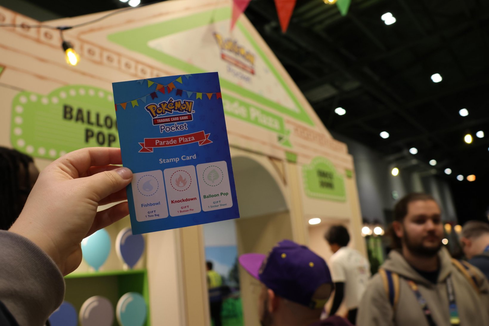 Card from inside the Pokemon Trading Card Game Pocket at EUIC