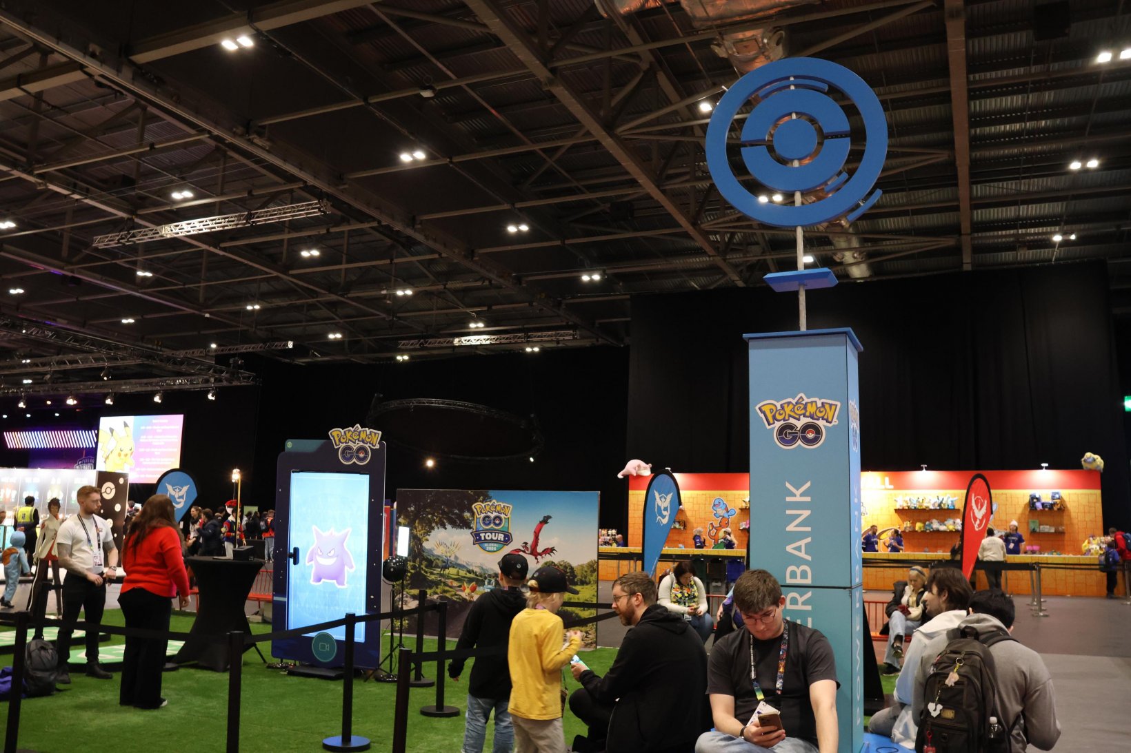 Pokemon Go stand at Pokemon EUIC