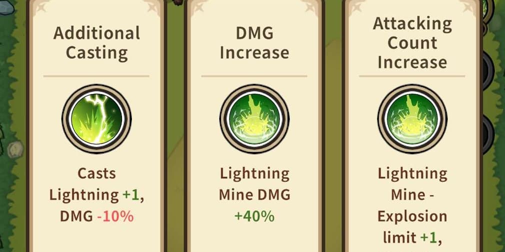 Several electric spell upgrades.