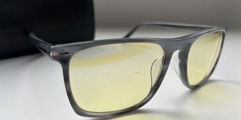 Side view of the Gunnar Hayward glasses
