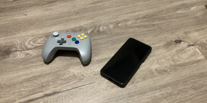 The controller with an Android.