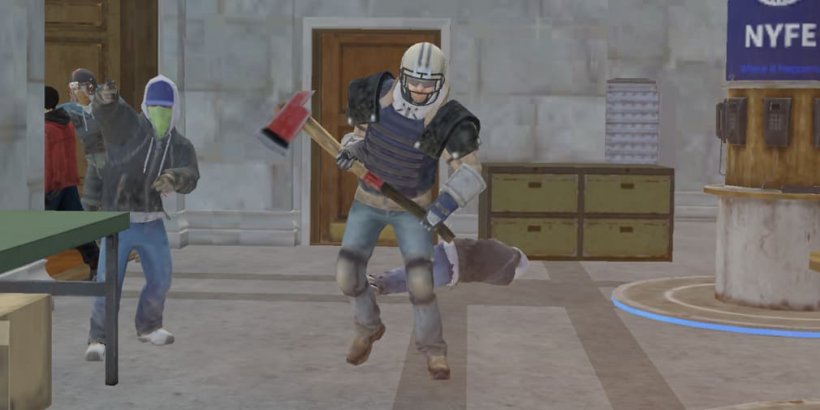 An armored enemy approaches.