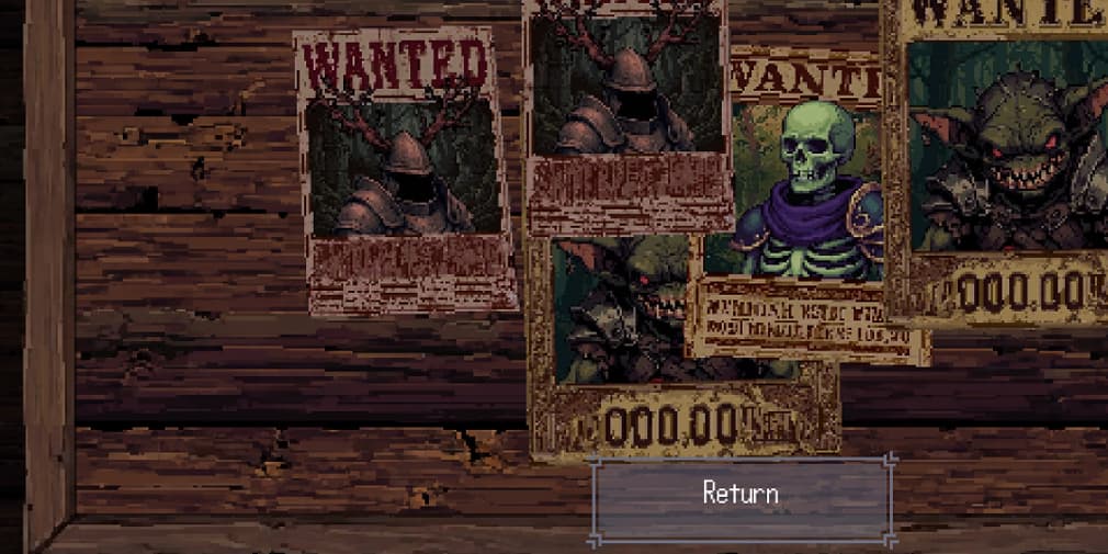 Viewing the questboard.