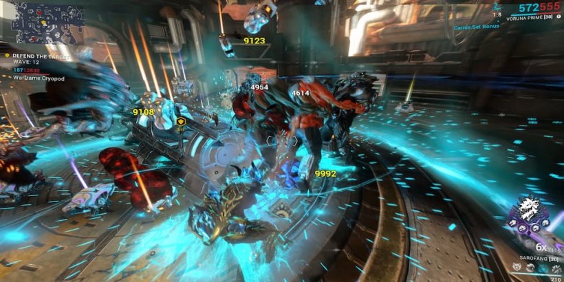 ground slam attack with blue shockwaves