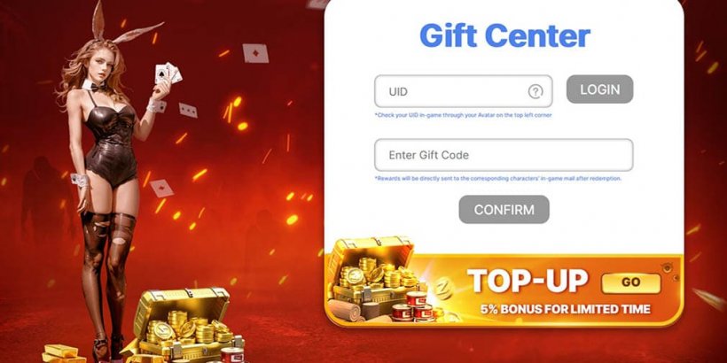 code redemption webpage