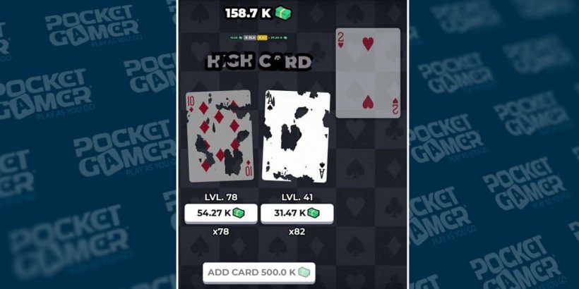 New cards come in while others fade.