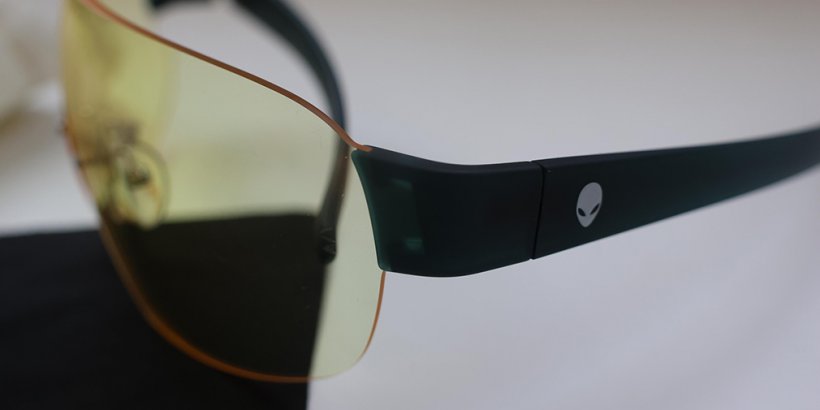 Side view of the Gunnar Bermuda Triangle glasses