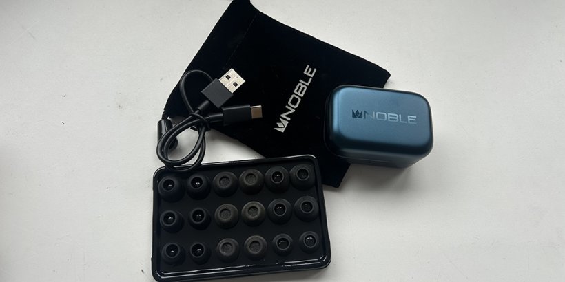 Noble Earbuds with accessories