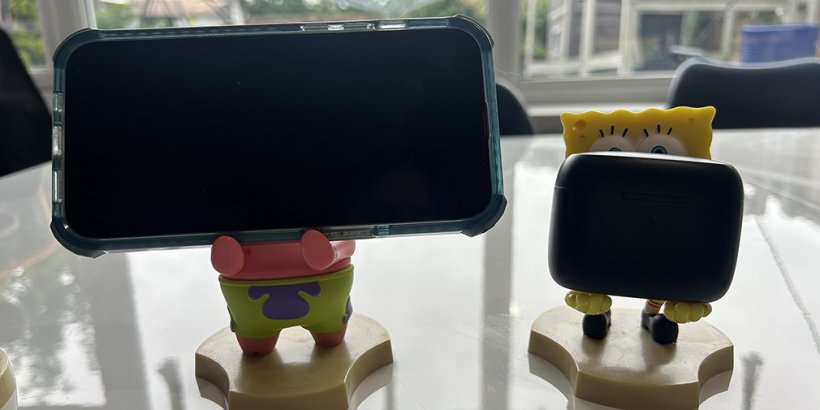 SpongeBob and Patrick Cable Guys Holdems Mini