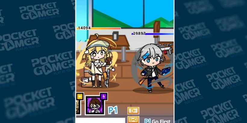 Fellow students fighting together.