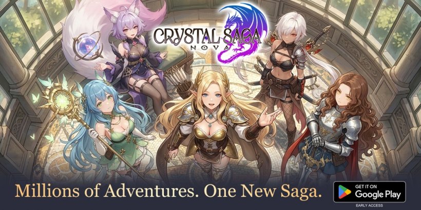 Crystal Saga Nova, the popular browser-based MMORPG, makes the jump to Android