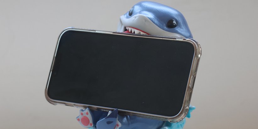 Phone on Jeff the Land Shark
