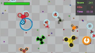 Screenshots from Fidget Spinner.io