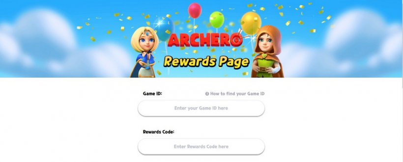Archero rewards page