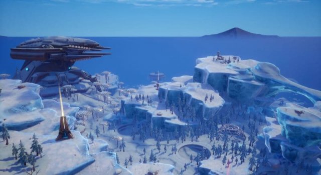 Warren - a snow covered location in Tower of Fantasy