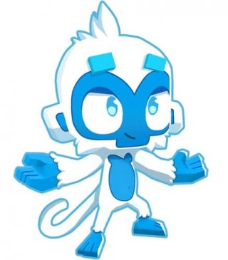 Ice Monkey from Bloons TD6