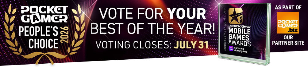 Pocket Gamer Awards - Vote Now!