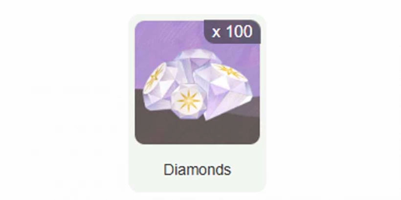Free 100 Diamonds