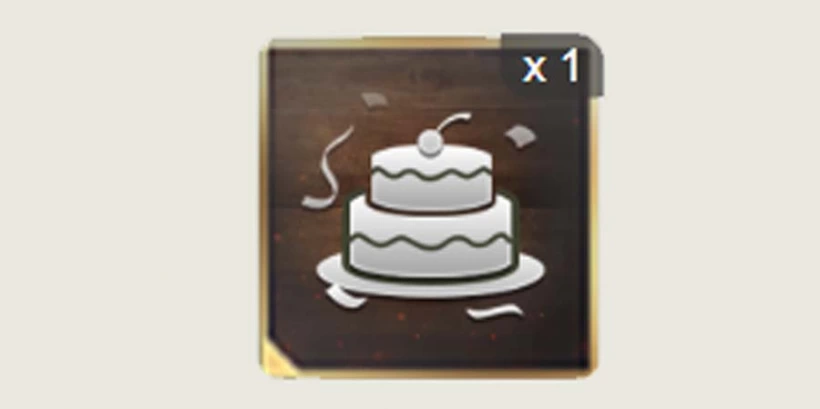 Exclusive Birthday Cake Emoticon