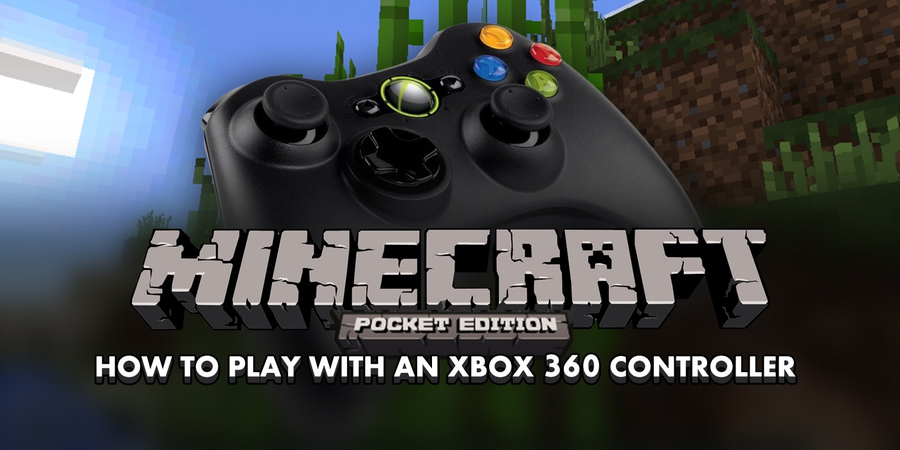 play minecraft pe with controller